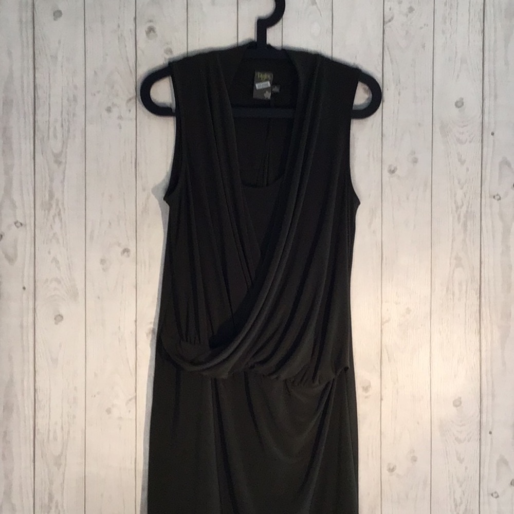 Women’s 6 Taylor Dark Olive Lined Dress